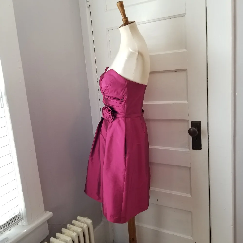 Alfred Sung Fruit Punch Strapless Dress, Size 8 - Picture 4 of 11